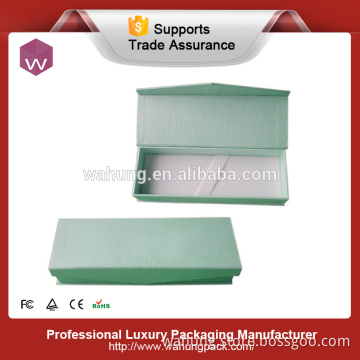 green paper folding pen gift box,paper gift boxes for pen (WH-0218)